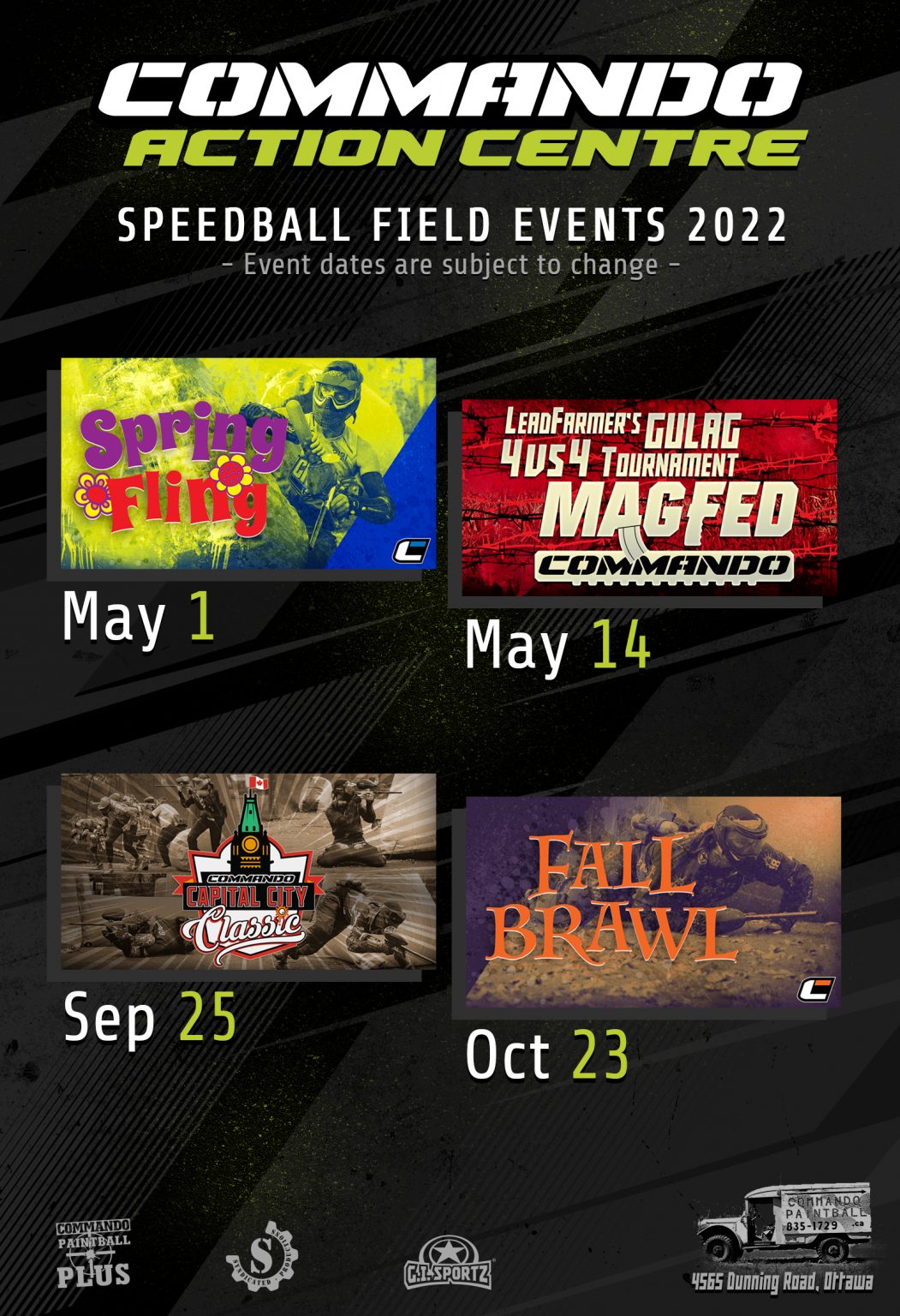 Commando Paintball Try Our New Speedball Field in Ottawa