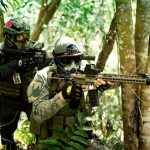 paintball players