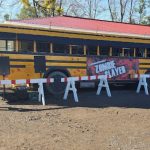 School Bus For Zombie Themed Paintball Event